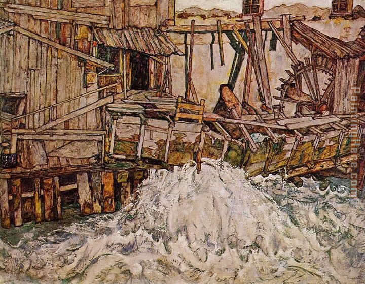 Egon Schiele The Mill